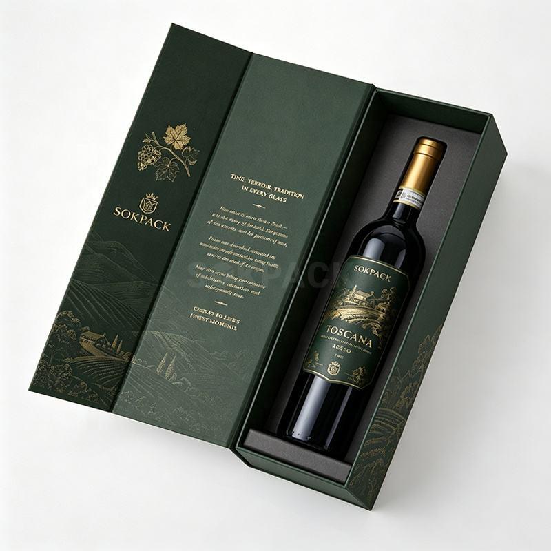 Magnetic Lid Premium Wine Gift Box